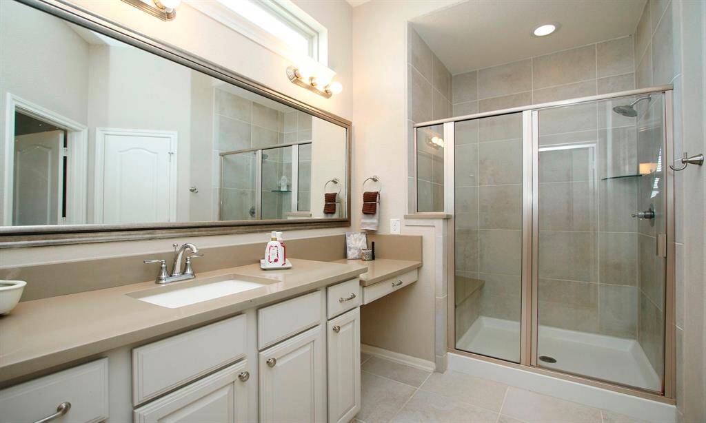 Primary bathroom.
