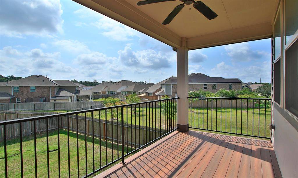 This balcony of just off the kitchen.   imagine having your morning coffee here.