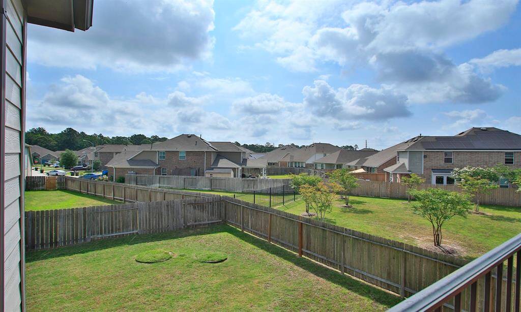 View of the back yard.