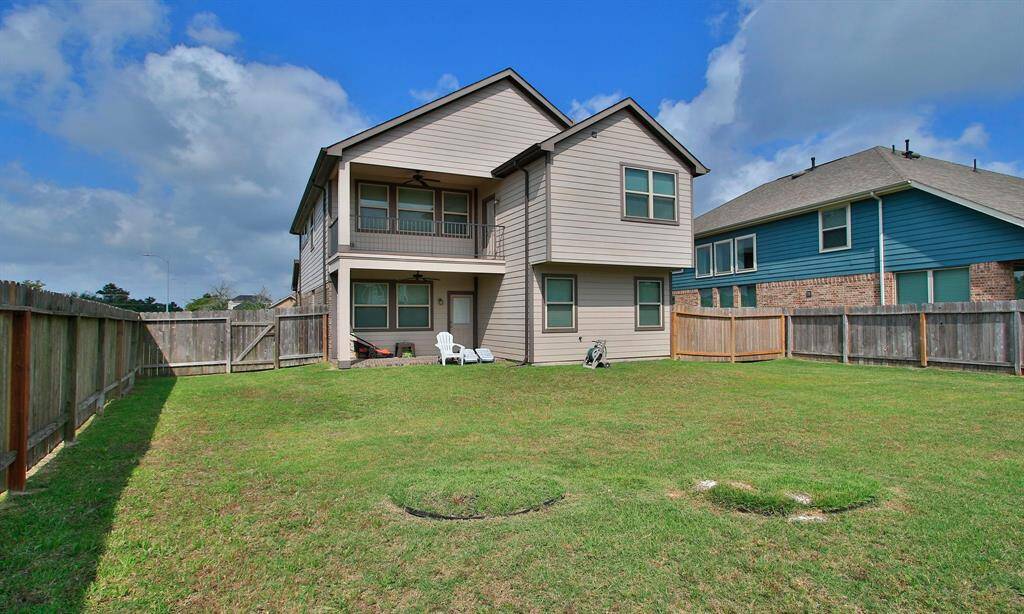 View of the back of the home.
