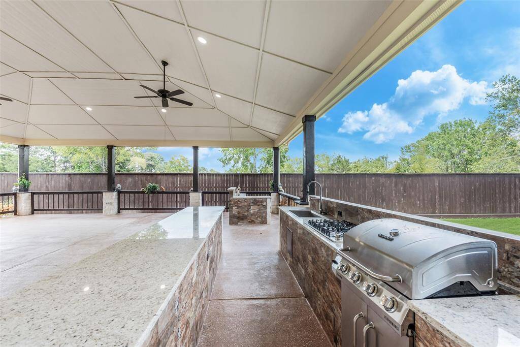 Pavillion with Outdoor Kitchen, Grill, Bar and TV - View 5