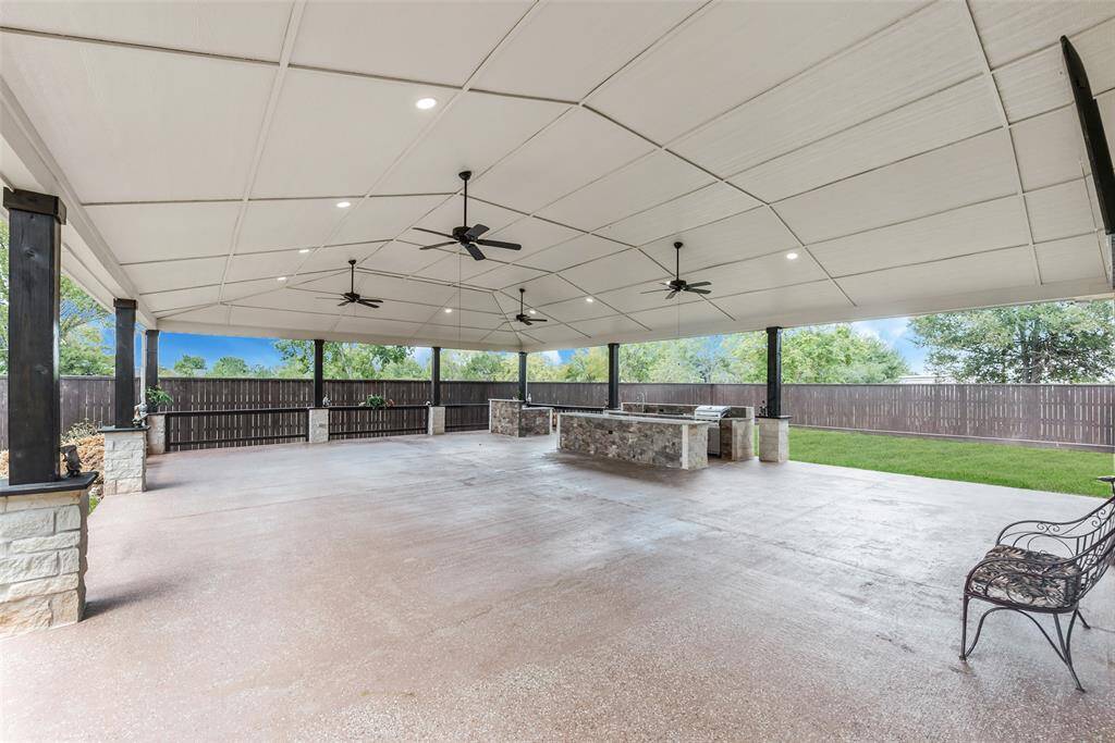 Pavillion with Outdoor Kitchen, Grill, Bar and TV - View 7