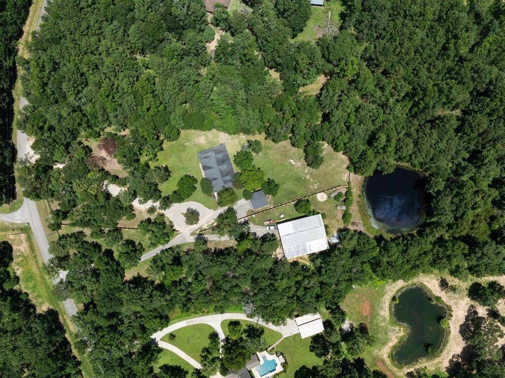 Direct aerial view. Privacy fence to be completed upon closing.