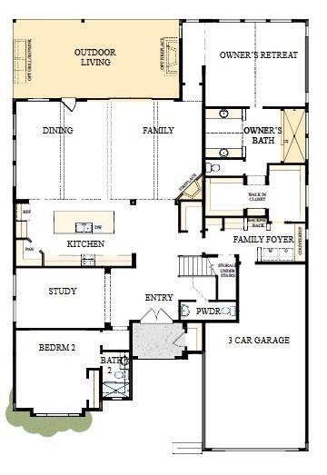 The success of a floor plan is the way you can move through it…You’ll be amazed at how well this home lives…We call it traffic patterns.