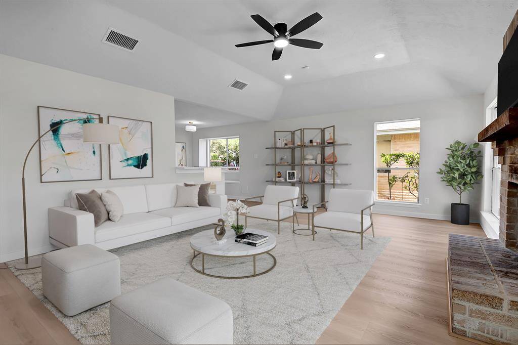 Virtually Staged Living Room