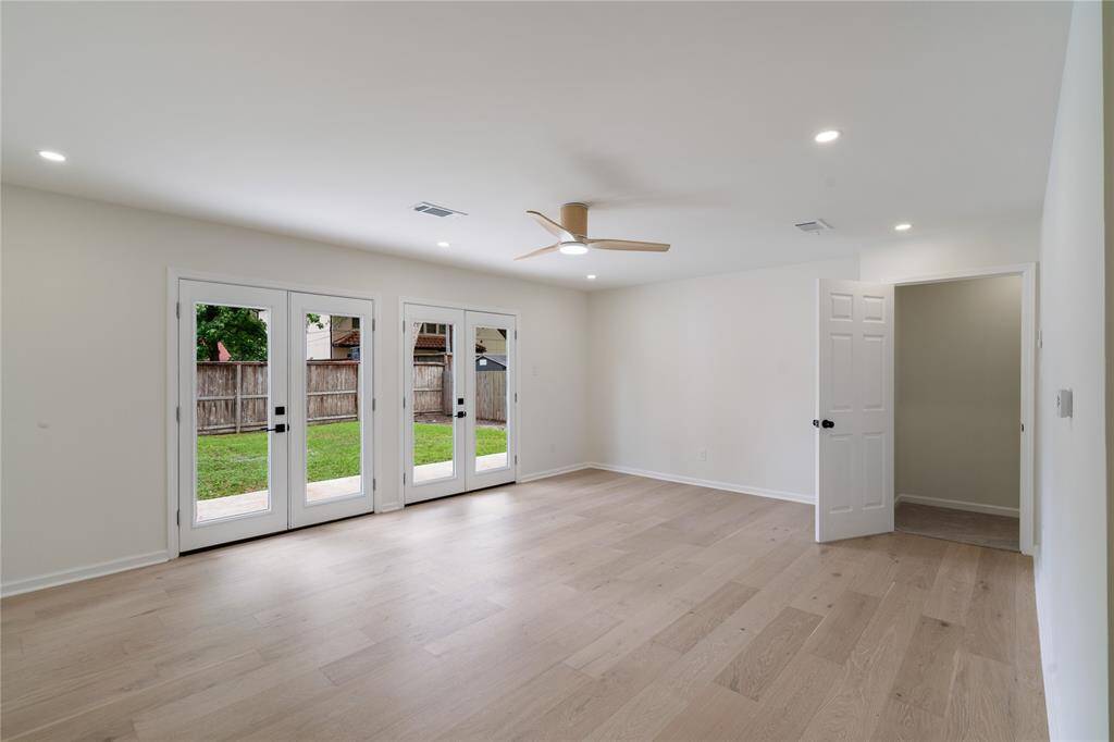 Family Room. Note Bleached Oak flooring