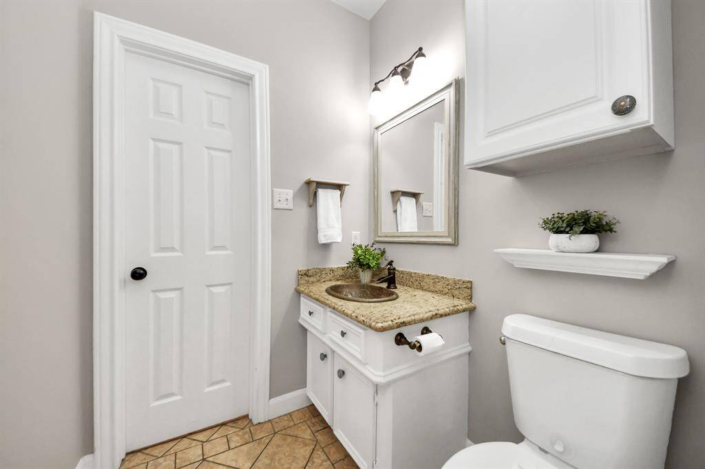 1st floor half bath