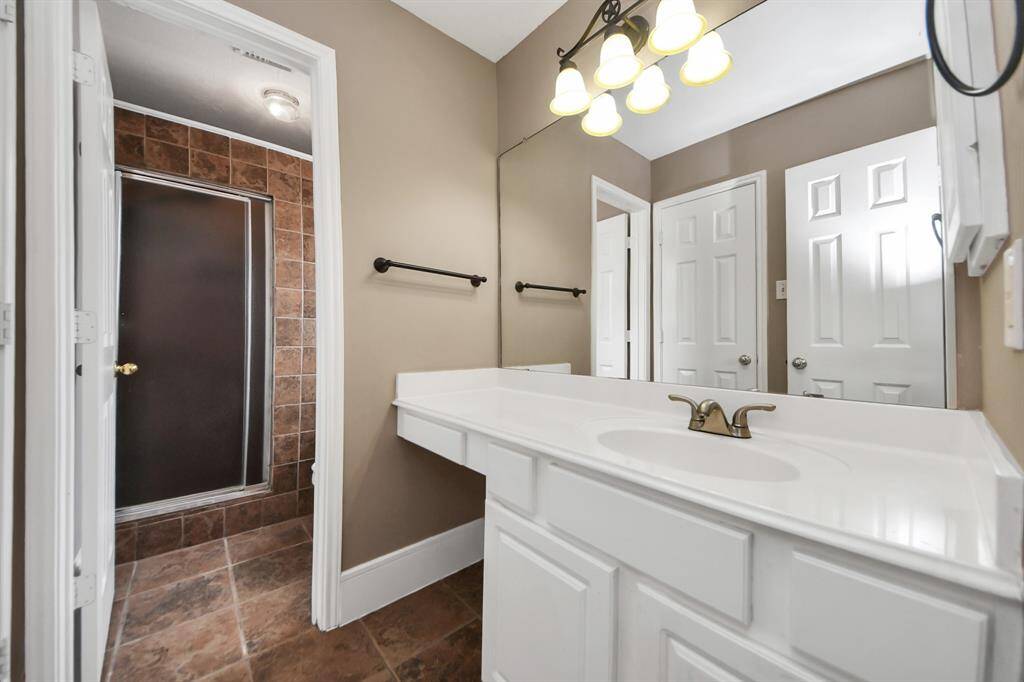 bathroom with shower