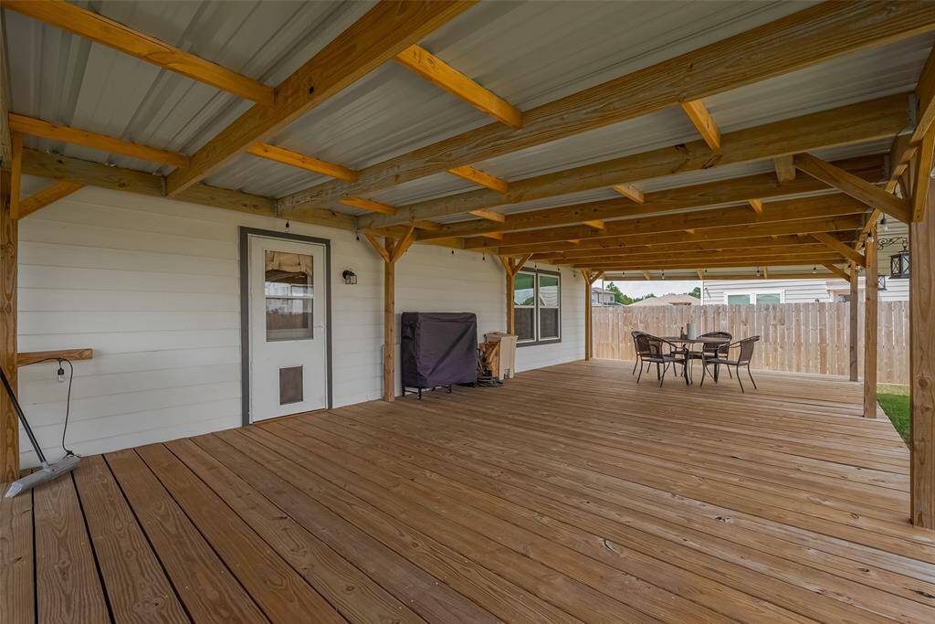 Back patio