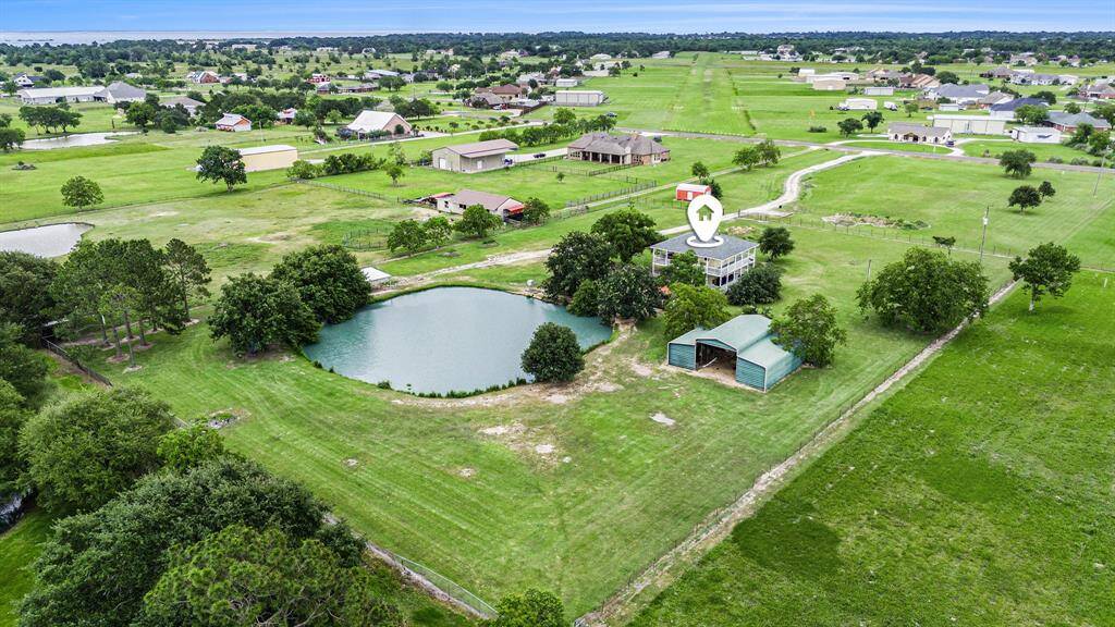 The tree cluster in the upper left of the photo were planted strategically for a hammock, or shaded picnic area.