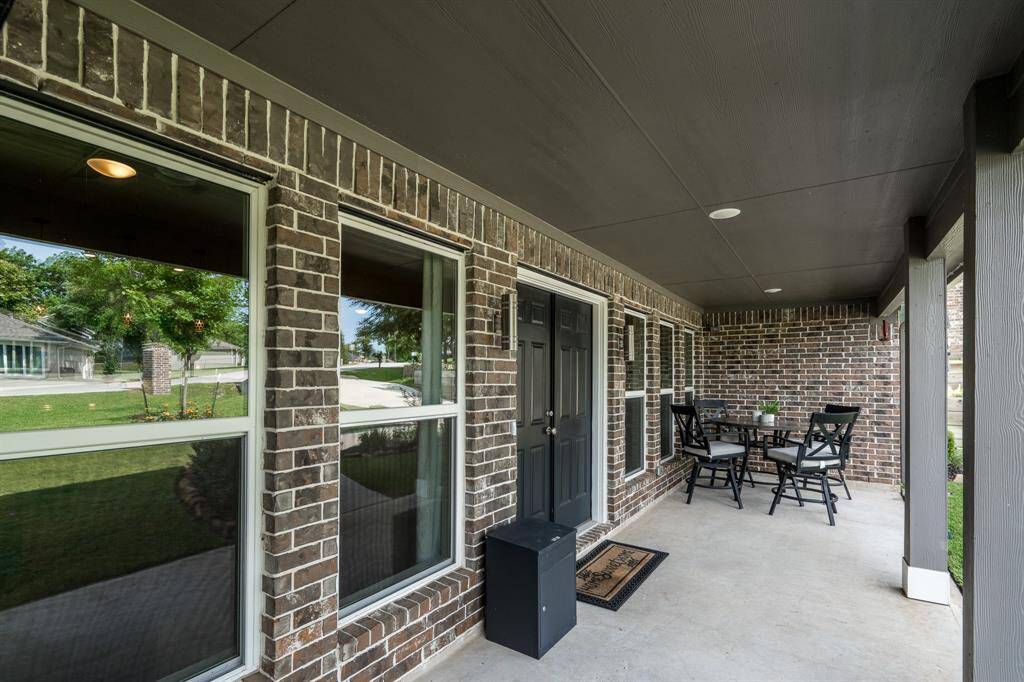 Enjoy your morning coffee sitting on the covered porch