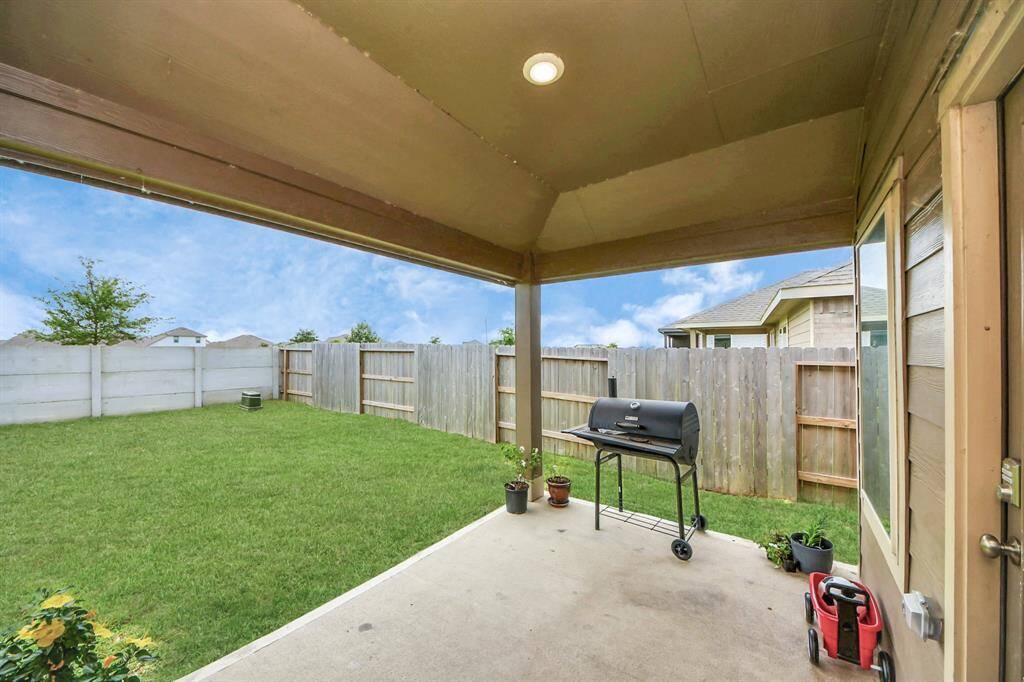 Covered patio