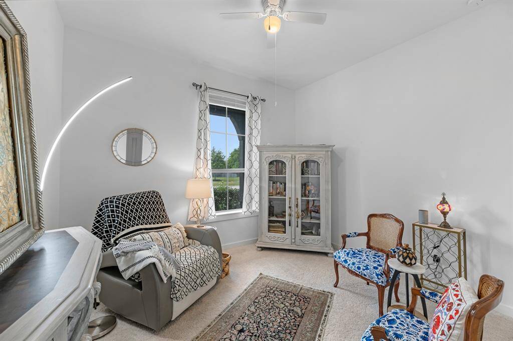 Secondary bedroom on the first floor could also be used as an office.