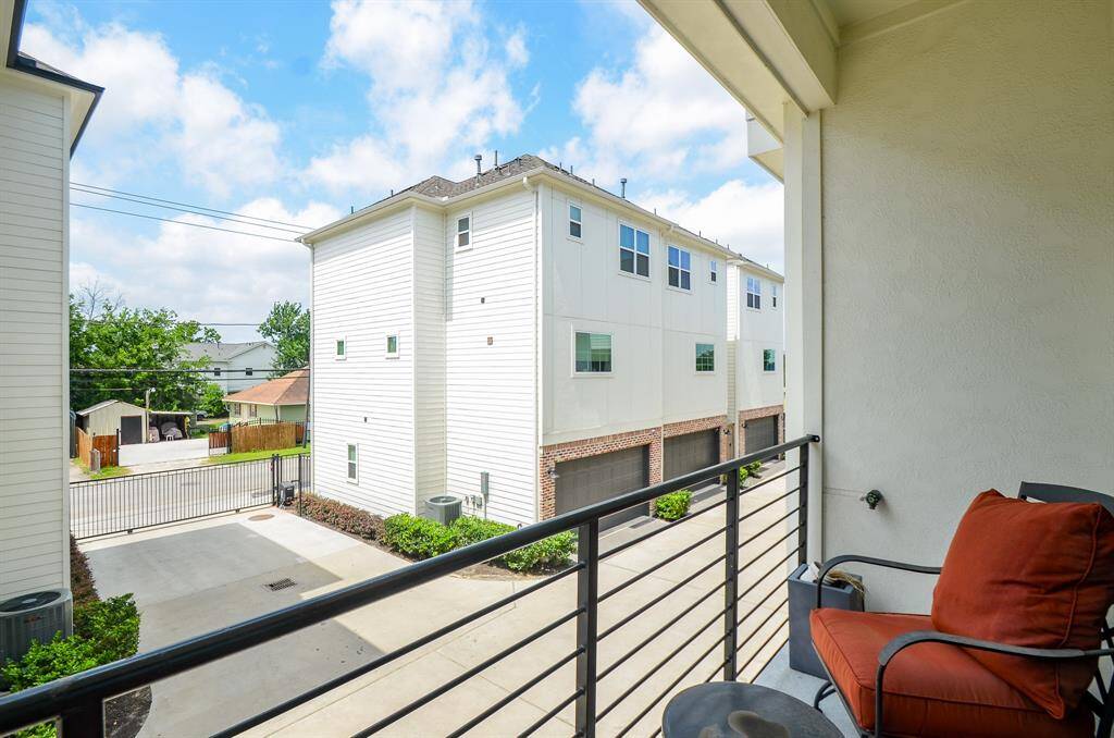 Just sit, breathe, and decompress on your outdoor 2nd floor balcony. It may also become your private morning coffee nook!