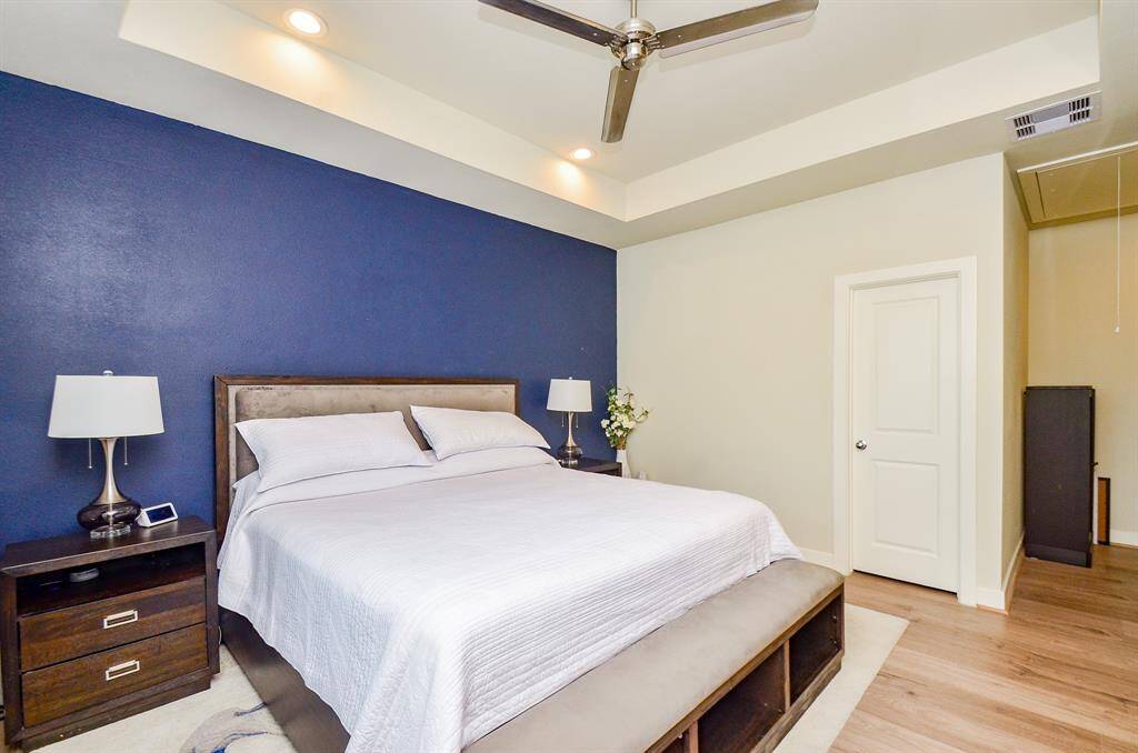 Tremendous wall and floor space invite your treasured pieces!