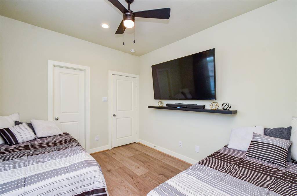 What marvelous use of space in this third bedroom; any of which may also serve as a nursery? hobby or meditation room? work out space? It's all up to you.