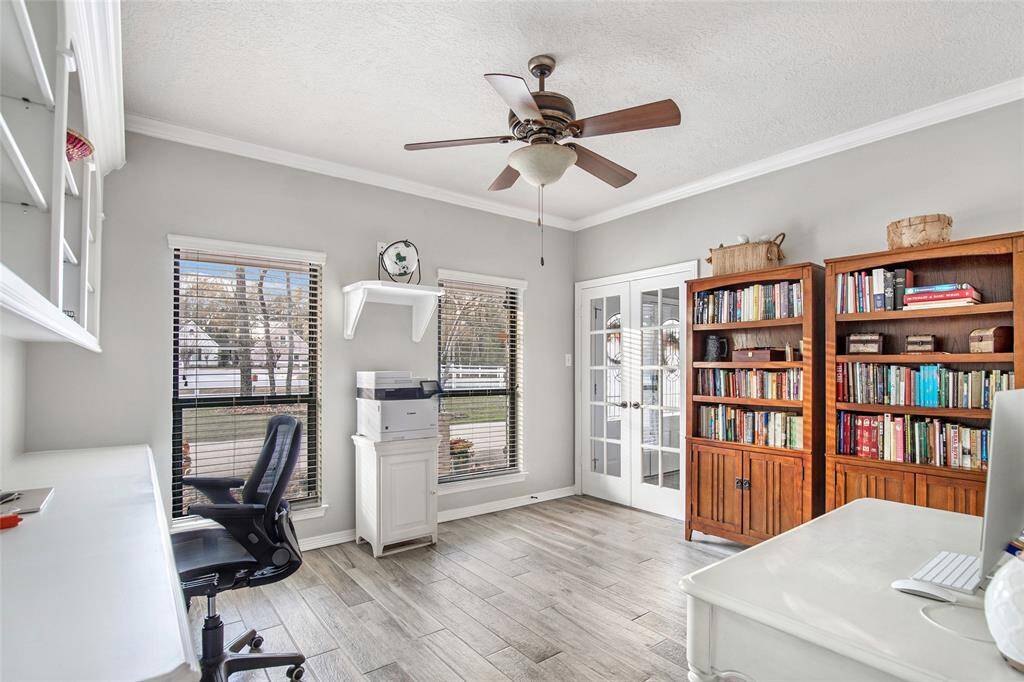 This home office is perfect for your work from home setup.