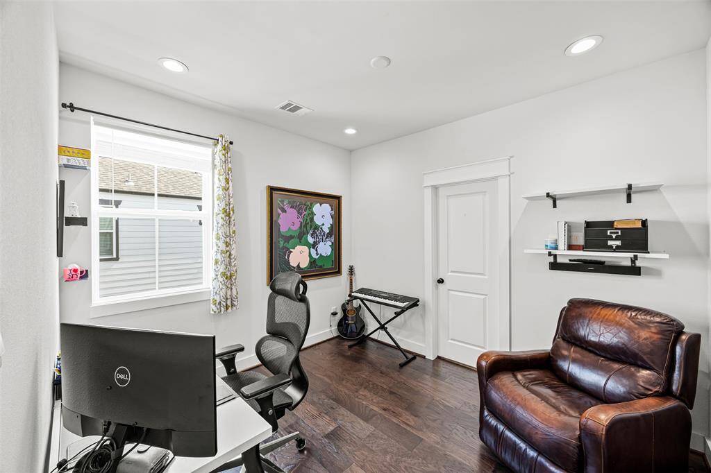 Secondary bedroom/office on third floor