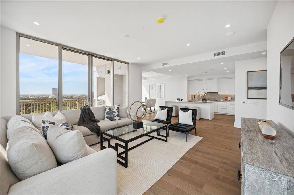 Unwind in this inviting family space off the kitchen.