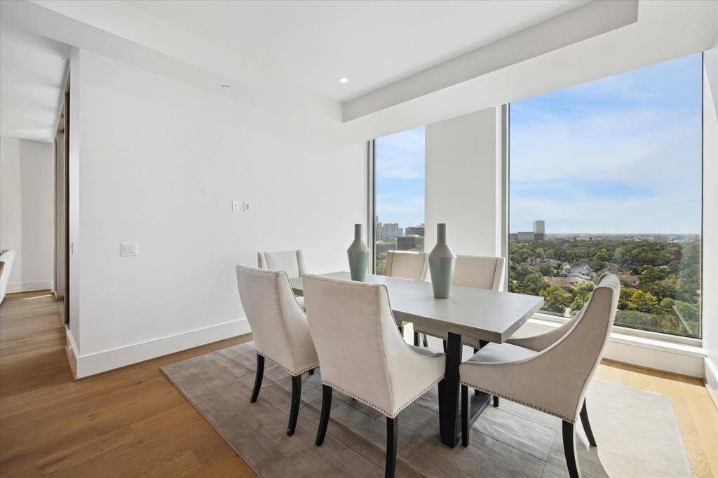 Indulge in tranquil treetop views from your serene breakfast room while enjoying your morning coffee.