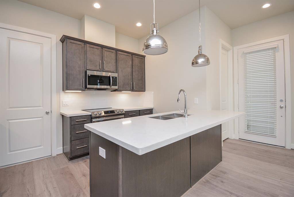 Delight in the luxury of a well-organized kitchen.