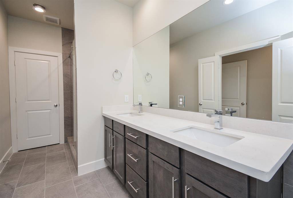 Featuring double sinks, a separate shower, a soaking tub, and a convenient tub/shower combo.