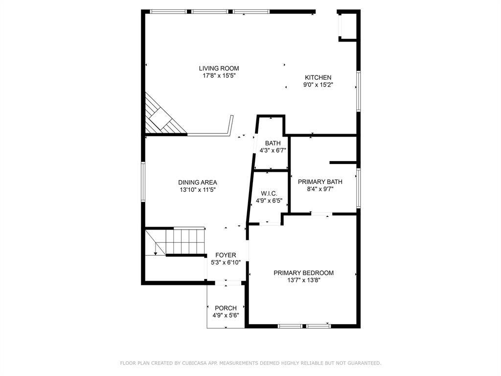 1st Floor - with dimensions
