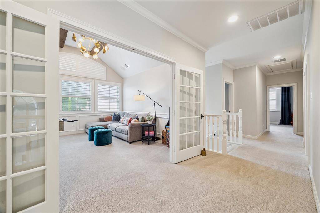 Room to Play – Wide-angle view of the game room, perfect for movie nights or a kids’ lounge.