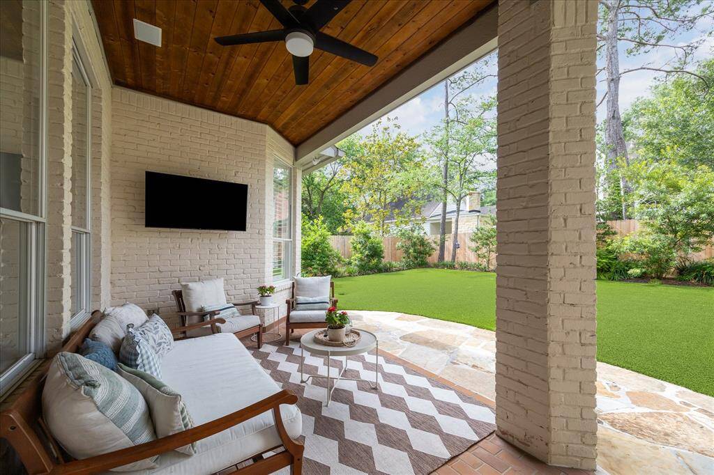 Outdoor Living – Covered back patio for relaxing and entertaining.