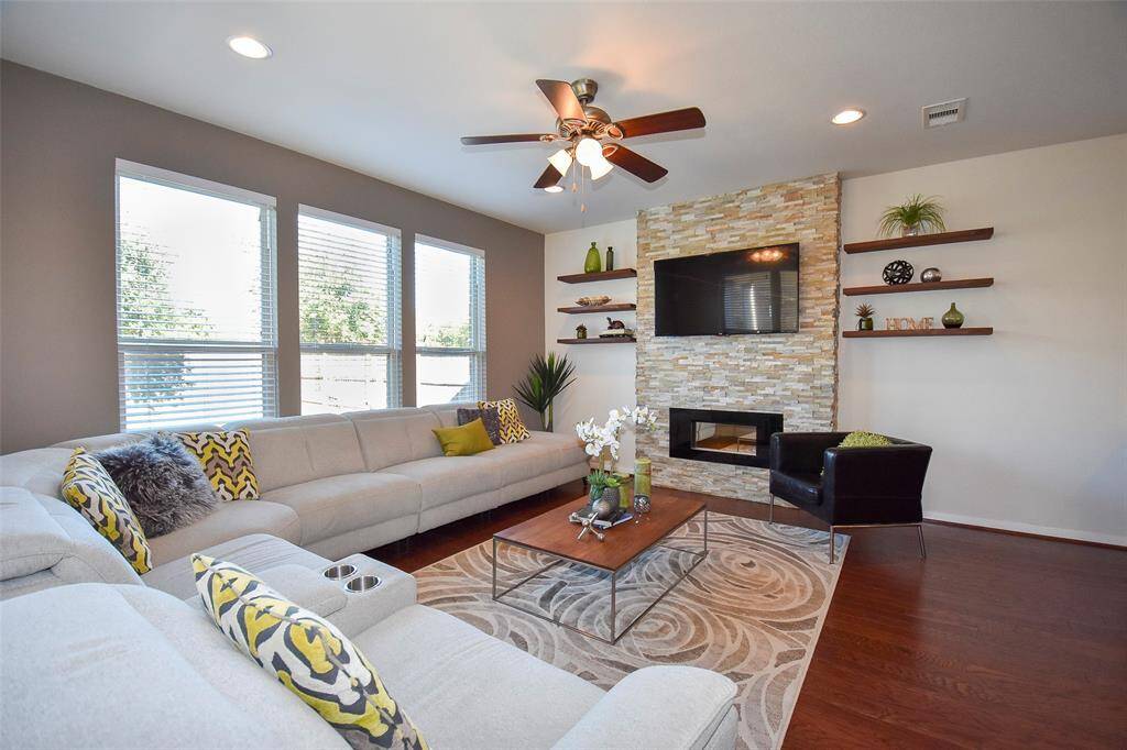 View of this spacious living room.