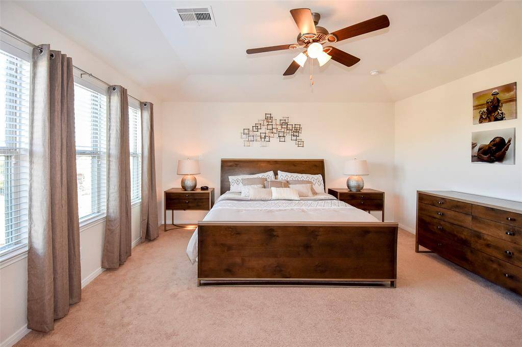 Primary bedroom on second floor.