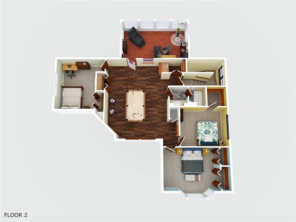 Second Floor 3D Floor Plan