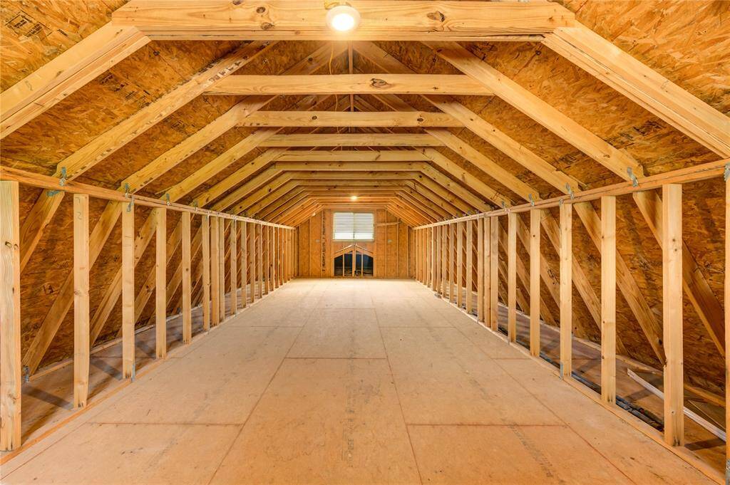 Loft above garage