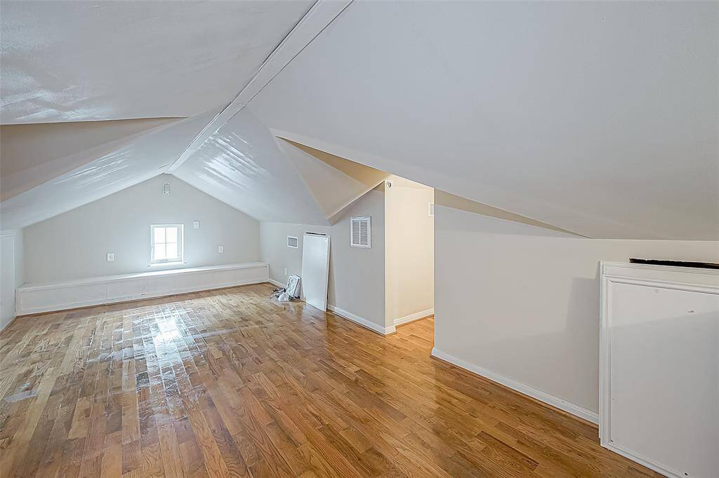 Up the spiral staircase...and you'll find this excellent bedroom suite.