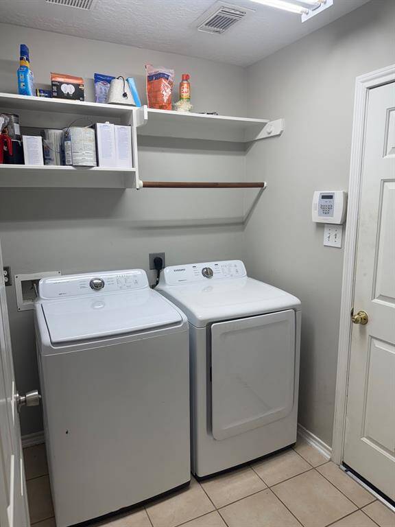 Laundry Room inside the Home and attached garage