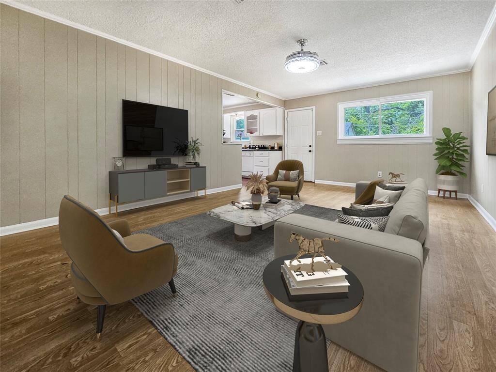 Inviting Family Room to relax and enjoy - VIRTUALLY STAGED