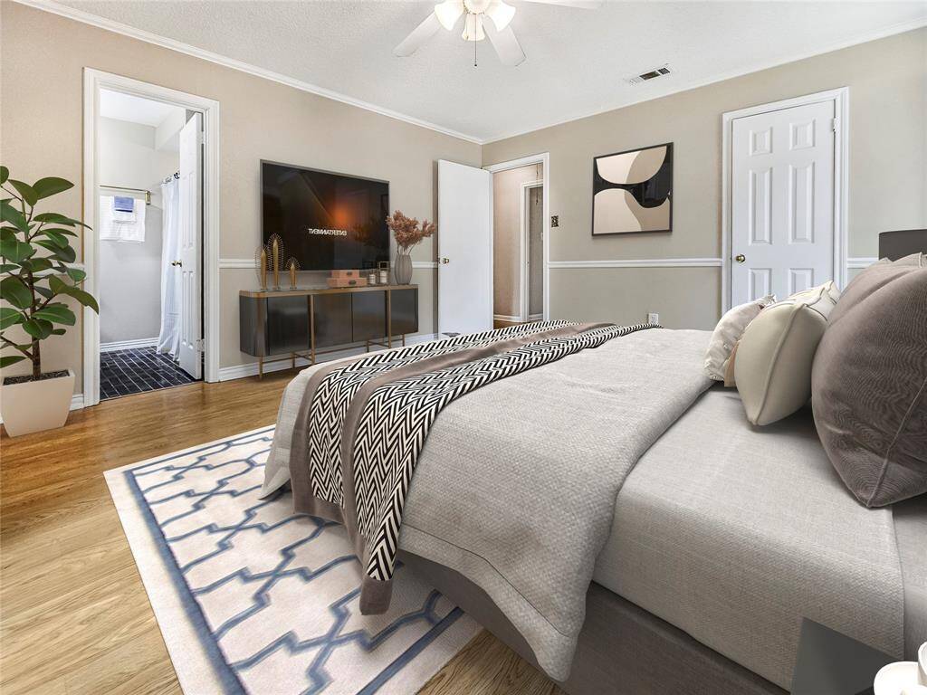 Primary Bedroom with Plenty of Natural Light and En Suite - VIRTUALLY STAGED