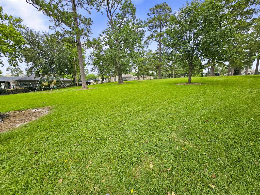 Neighborhood Private Access to  Lake Houston equipped with fishing pier, boat slip, large parking lot, and oversized green space with trees. Perfect for family gatherings.