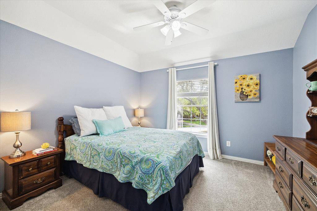 Generous bedrooms with natural light and plush carpet