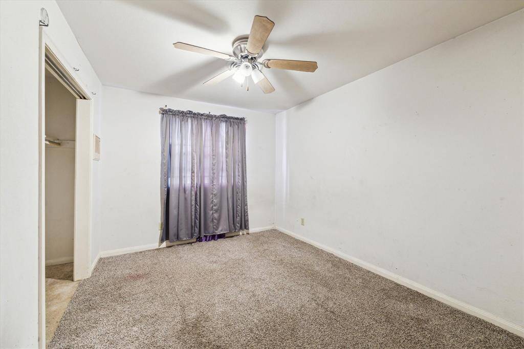 Secondary bedroom with large window