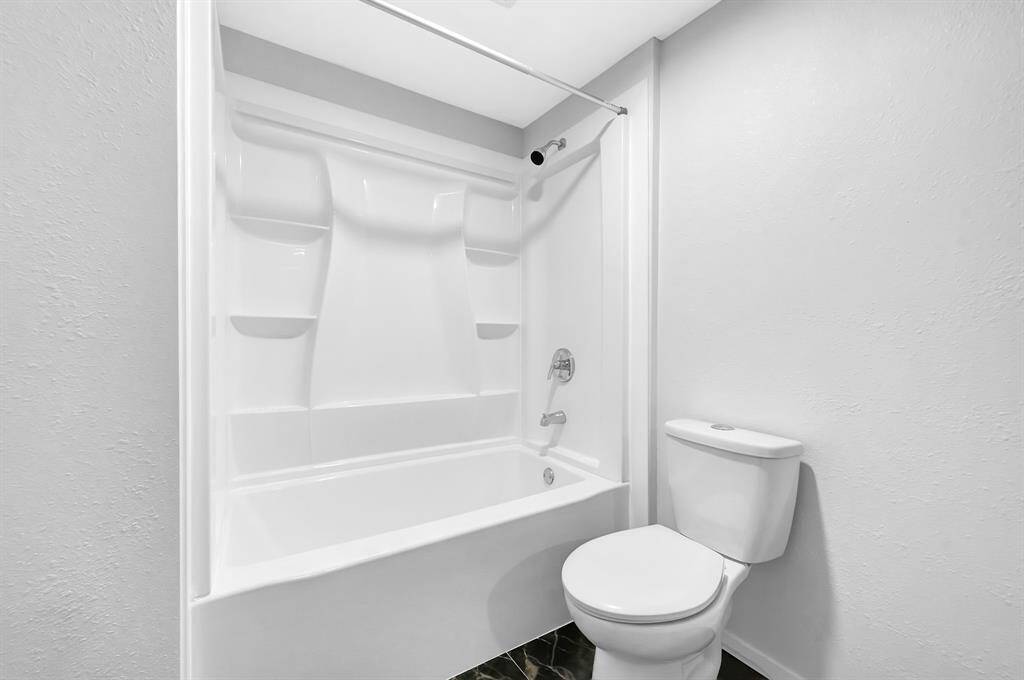 hallway bathroom.