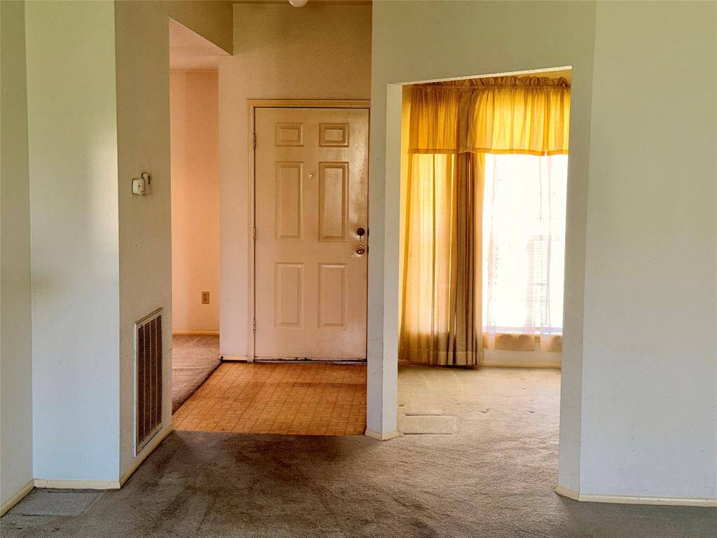 Family room provides easy access to formal living