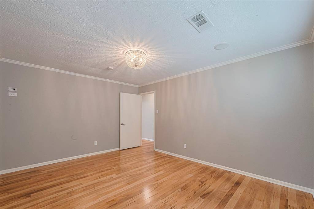 All the bedrooms have wood floors.