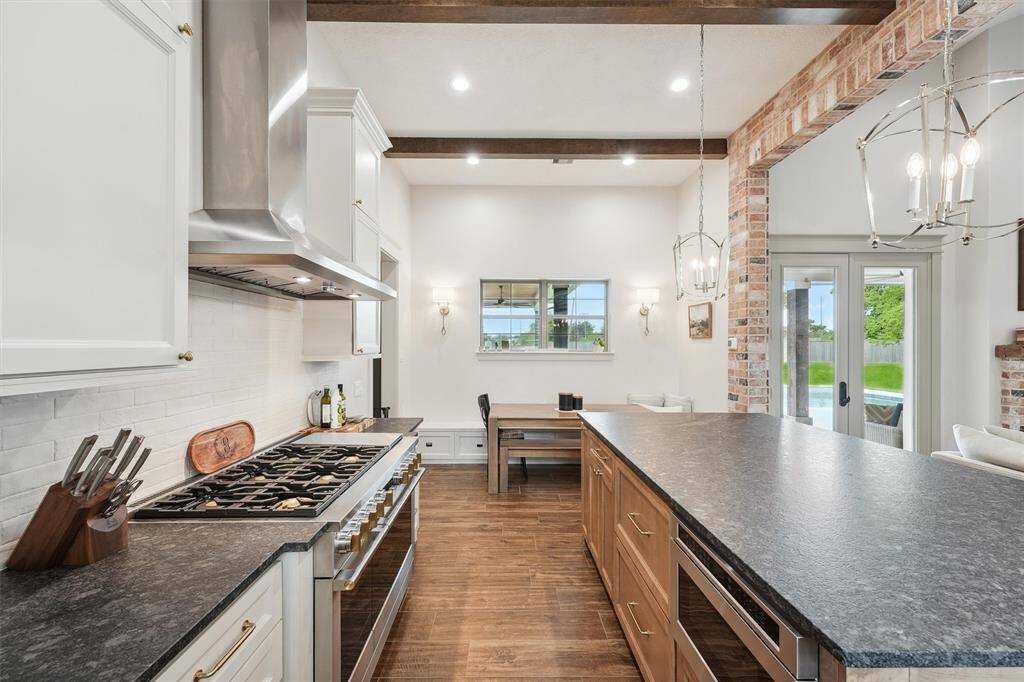 Monogram appliances included.