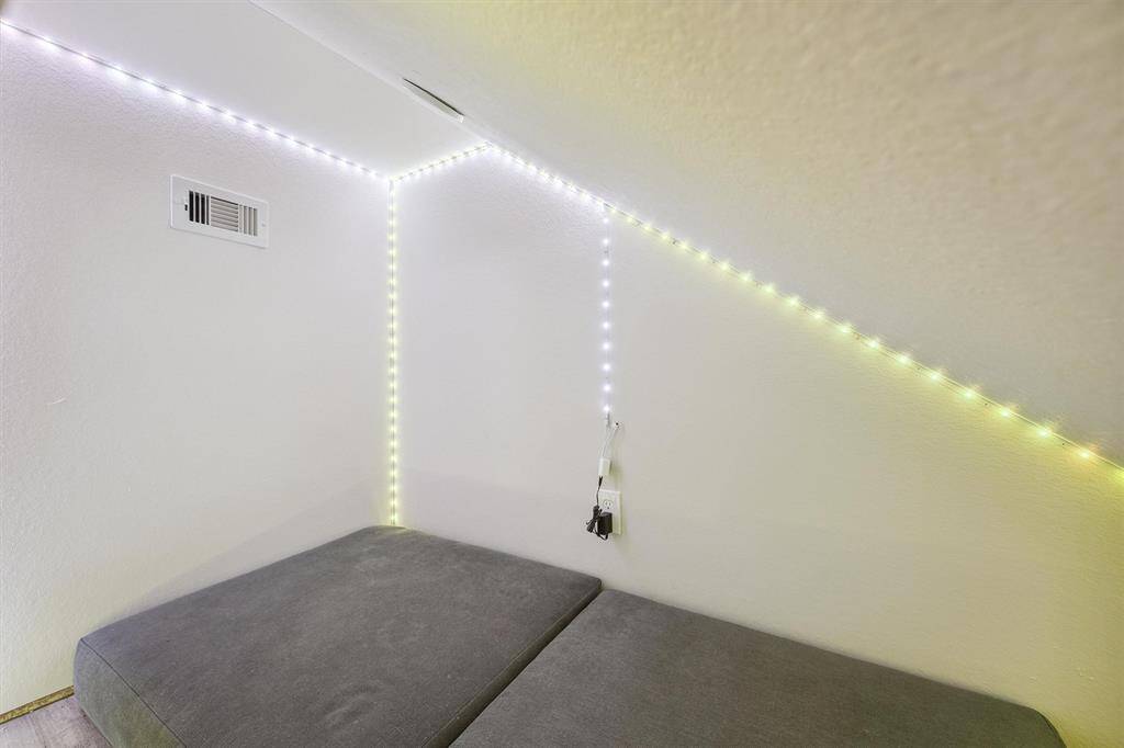 Hidden room inside upstairs bedroom closet!