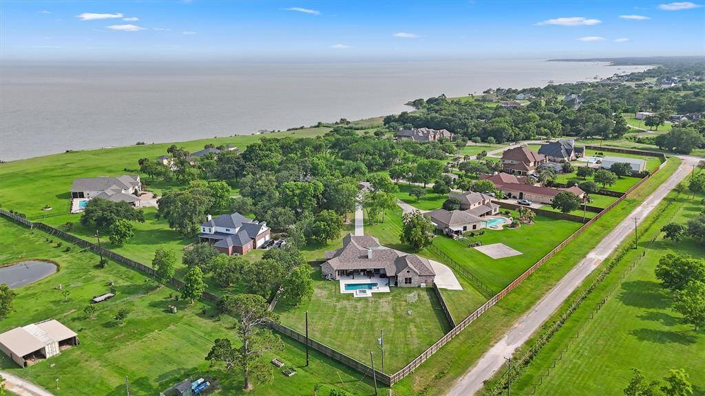Property sits on cul-de-sac lot in private, gated community.