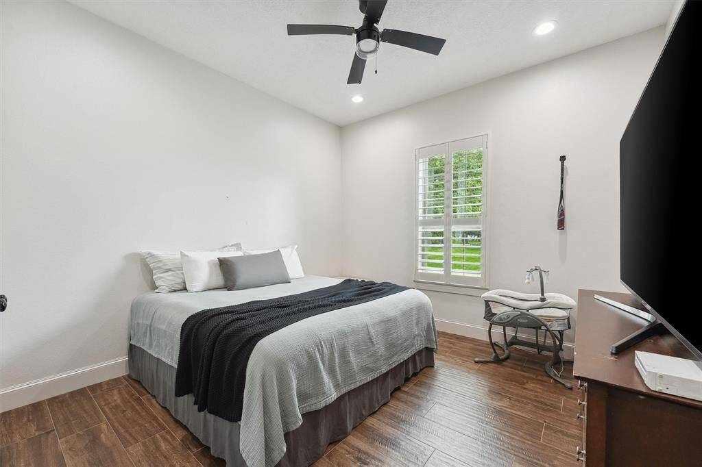 Spacious, secondary bedroom downstairs.