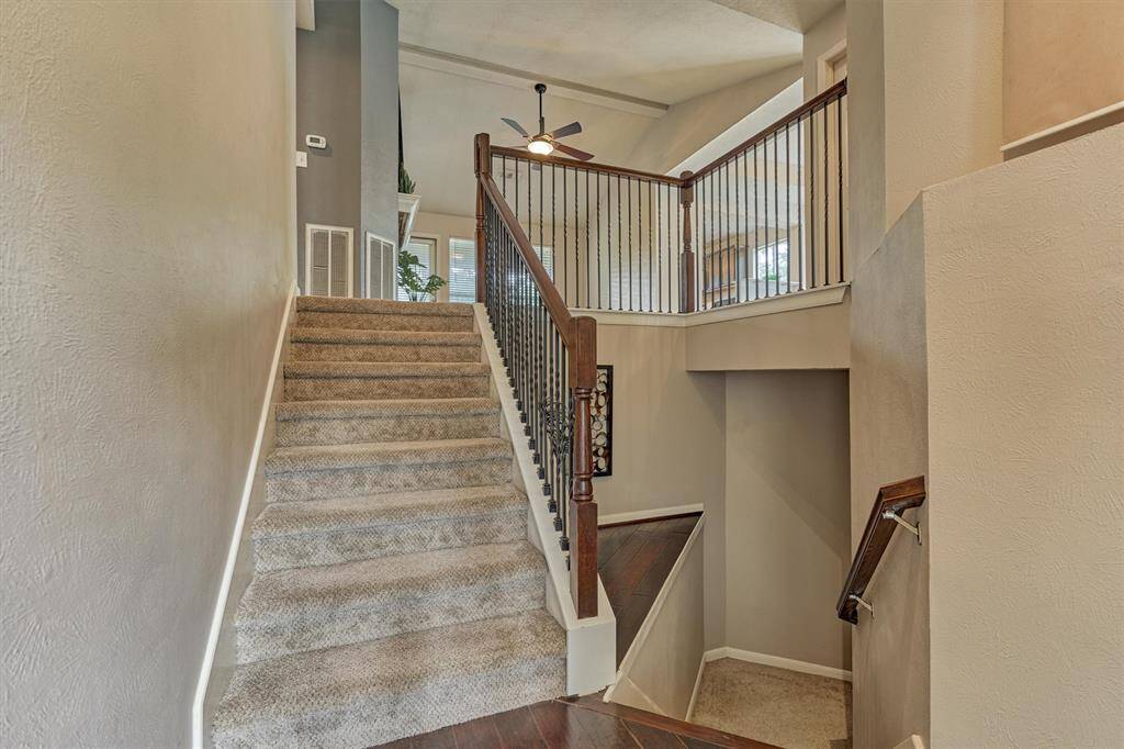 Striking foyer with open sightlines throughout this freshly painted interior! Convenient first floor access to the garage as well!