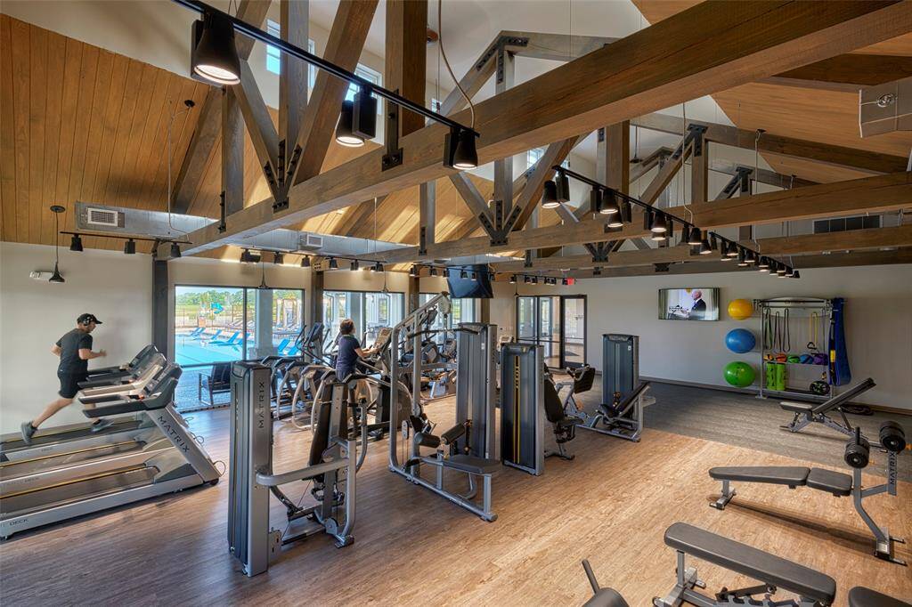 Gym inside clubhouse
