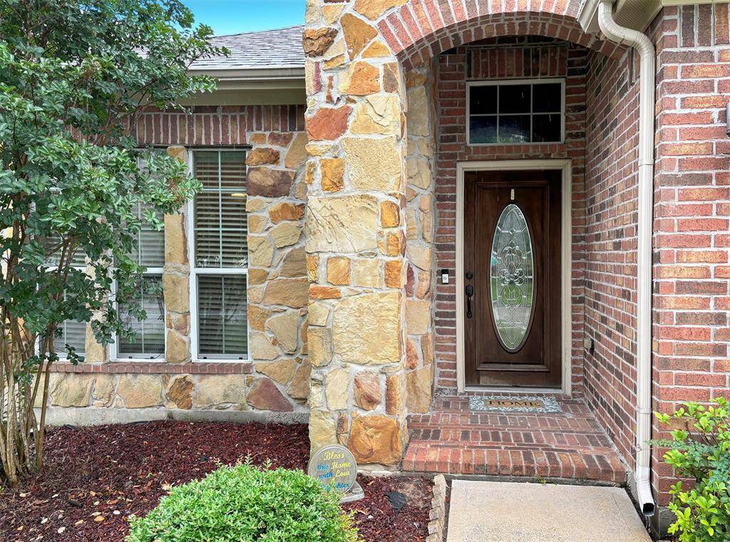 Leaded Glass Door